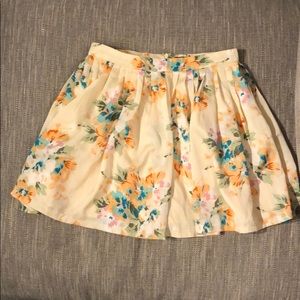 Floral Mini Skirt, Very Cute!